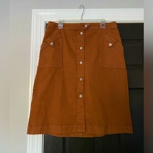 Est. 1946 Denim Orange Skirt